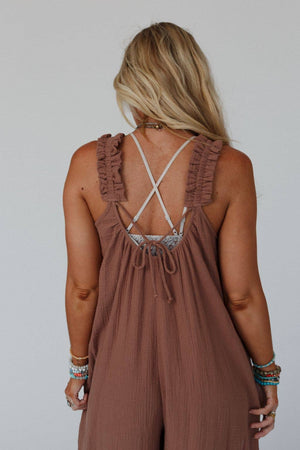 Three Bird Nest Seraphina Jumpsuit Copper