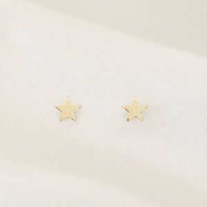 Petite Gold Star Studs