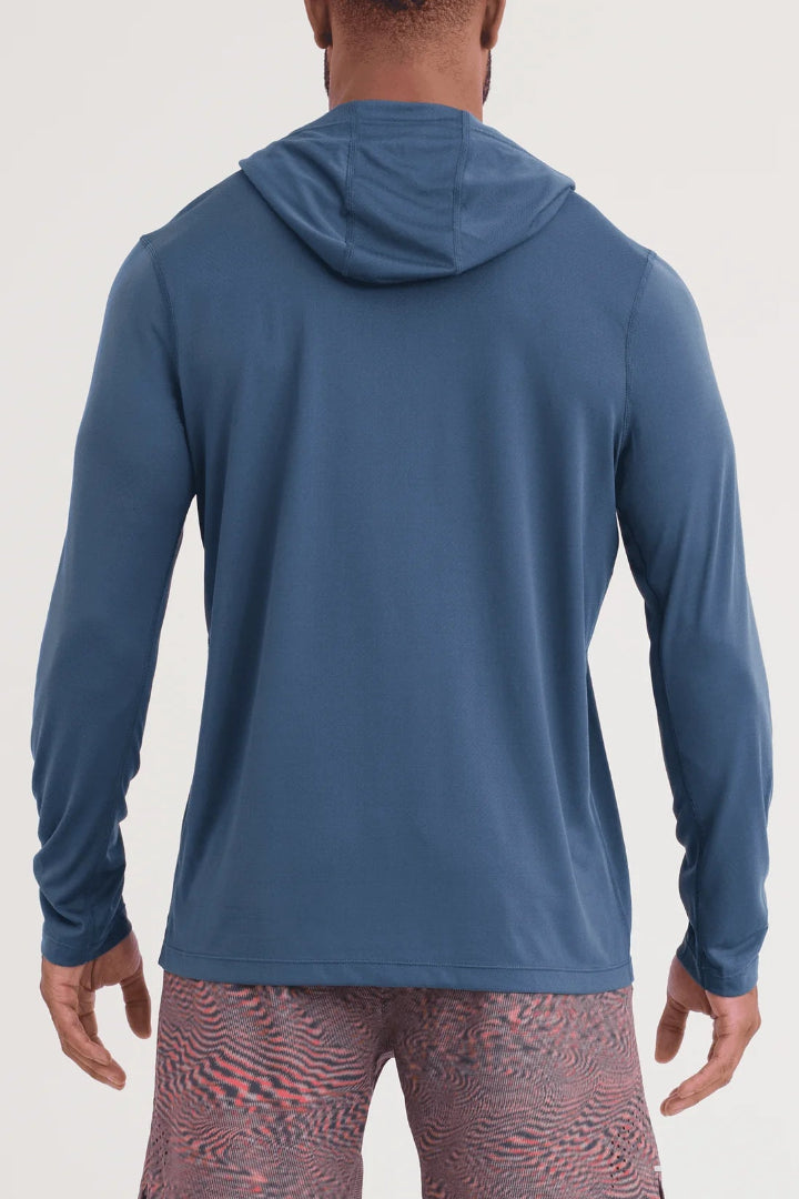 SAXX Multi Sport Tech Hoodie Washed Indigo