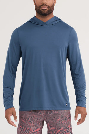 SAXX Multi Sport Tech Hoodie Washed Indigo