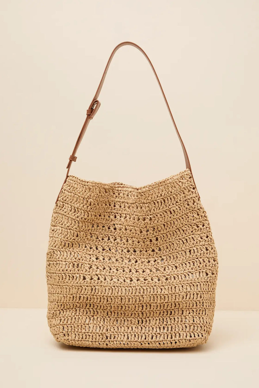 Billini Naomi Shoulder Bag Natural Raffia Tan