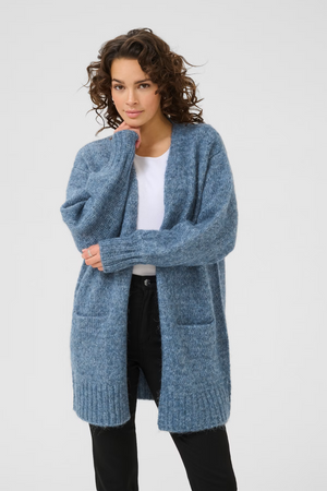 Kaffe KAtrina Knit Cardigan Bering Sea Melange