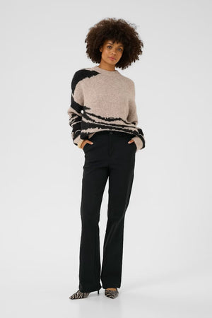 Culture CUbenghta Long Flare Pants Black