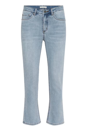 Kaffe KAriver Cropped Jeans Light Blue Wash