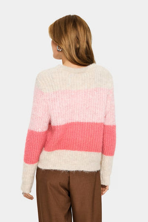 Saint Tropez MandySZ Pullover Wild Rose Melange