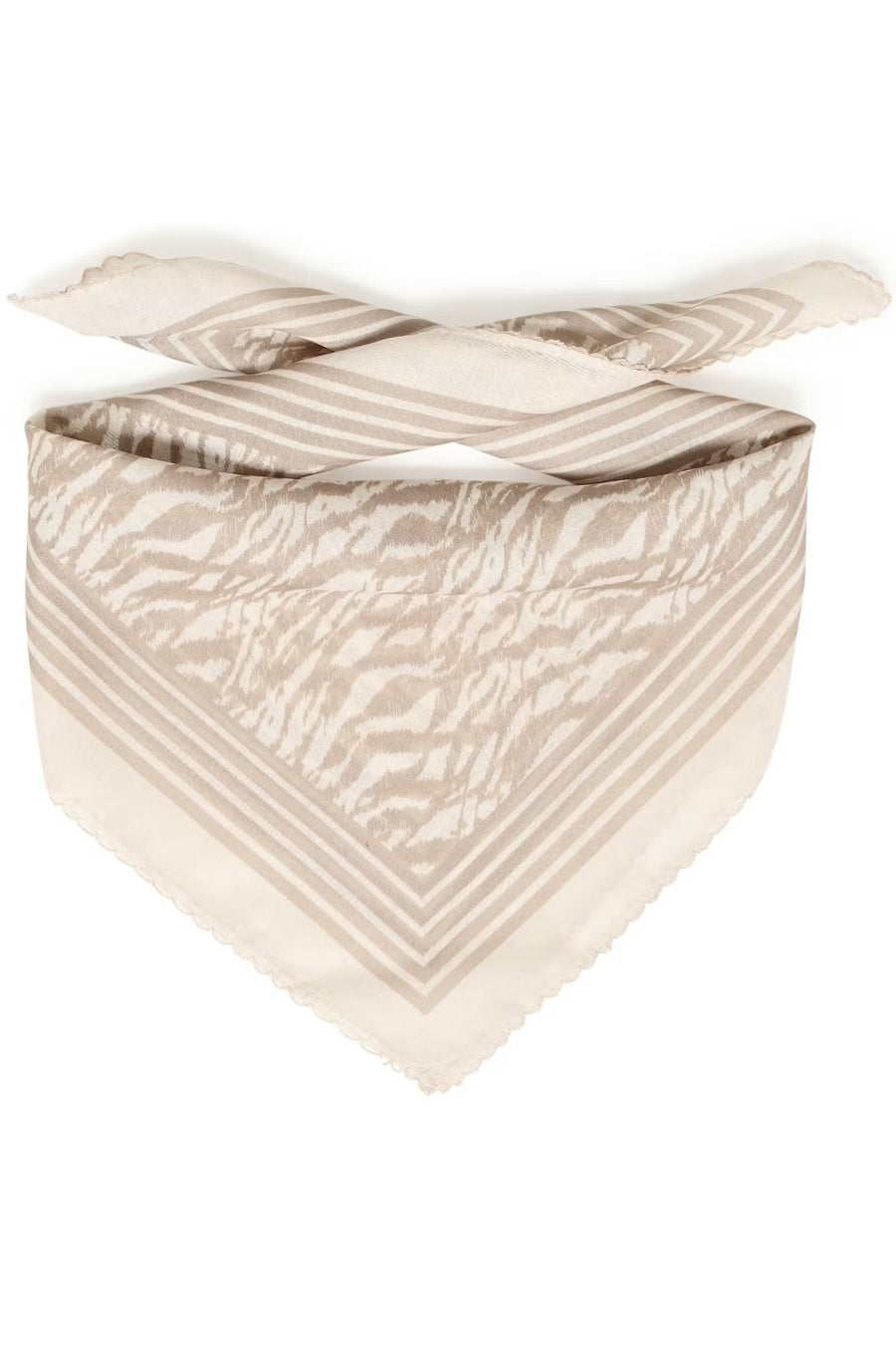 B Young BYVanille Scarf Birch Tiger Multi Lines
