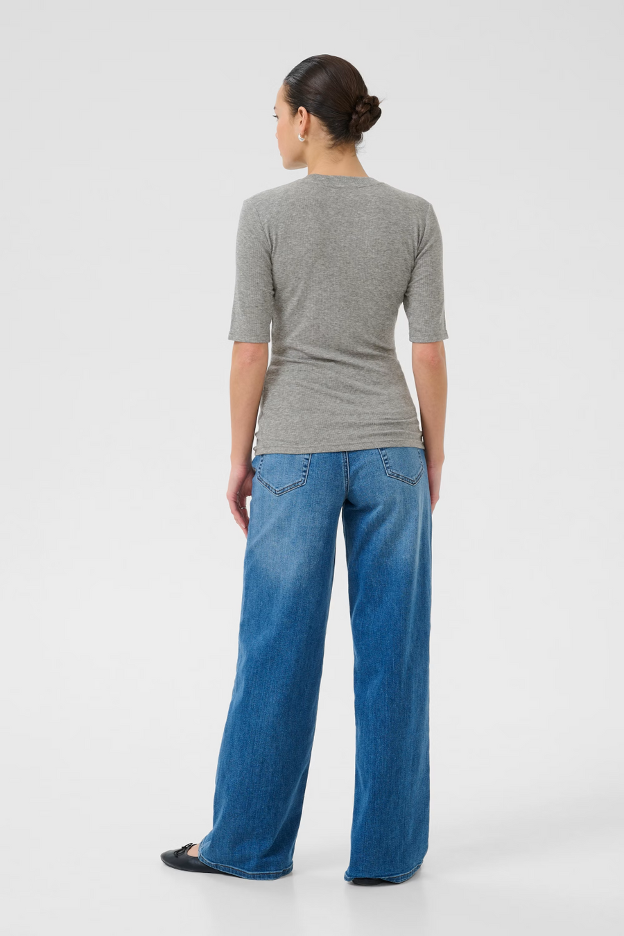 Kaffe KAiben T Shirt Grey Melange