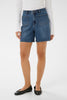Kaffe KABrook HW Reg Fit Shorts Medium Blue Denim