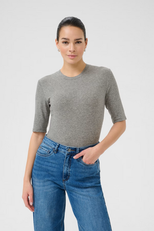 Kaffe KAiben T Shirt Grey Melange
