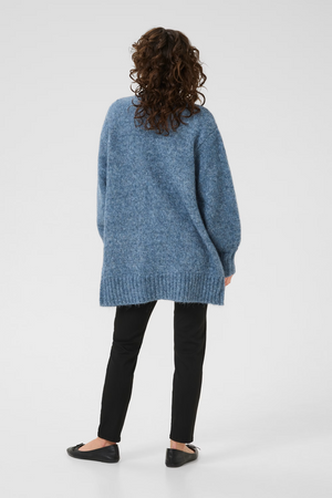 Kaffe KAtrina Knit Cardigan Bering Sea Melange