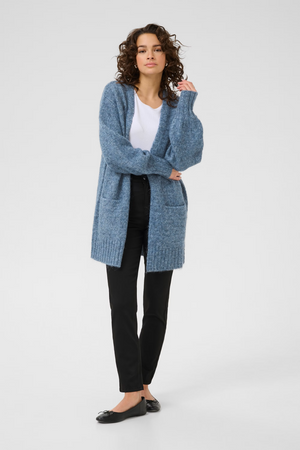 Kaffe KAtrina Knit Cardigan Bering Sea Melange