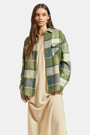 Brixton Bowery Womens Classic Flannel Fall24 Collection