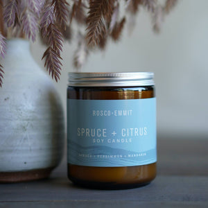 Spruce Citrus Soy Candle 8oz