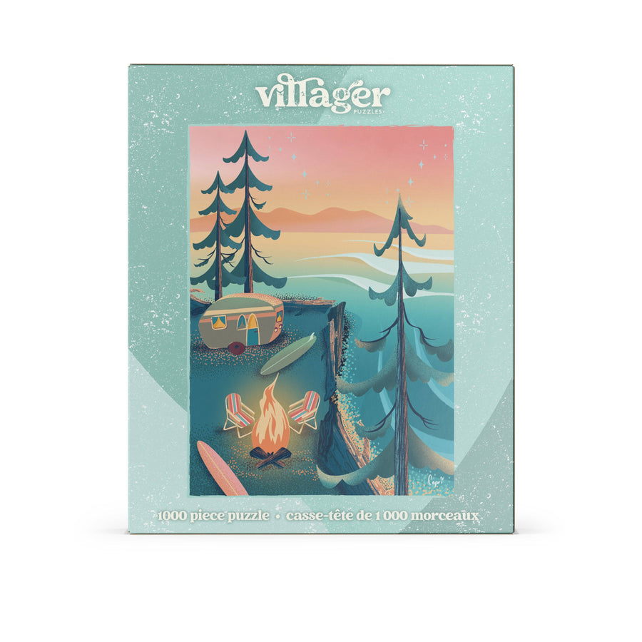 Coastal Camping 1000-Piece Puzzle | Designed in BC Canada