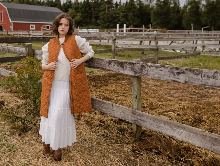 Mernini Long Liner Caramel