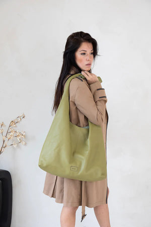 Risa Knot Tote Bag Olive Green