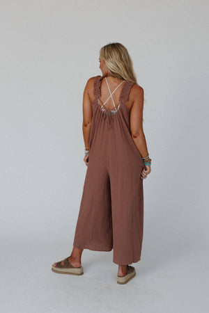 Three Bird Nest Seraphina Jumpsuit Copper