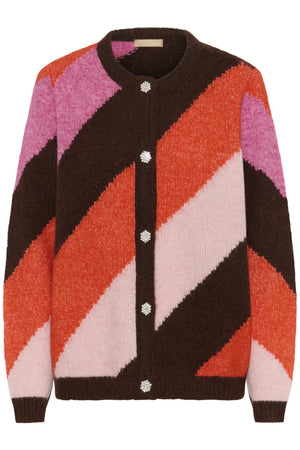 Culture CUdiga Kimmy Pullover Brown/Pink Mix