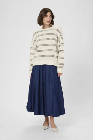 Culture CUbernie Cachiea Pullover Whitecap Melange