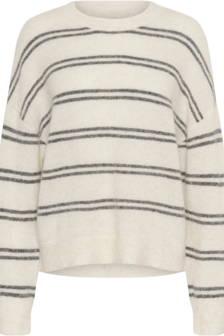 Culture CUbernie Cachiea Pullover Whitecap Melange