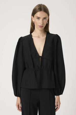 Soaked In Luxury SLCendra Blouse Black