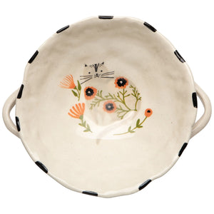 Danica Catbloom Footed Bowl