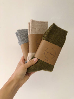 ICELAND WOOL SOCKS - neutral