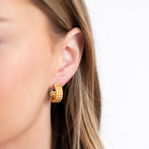 Petite Gold Golden Gleam Earrings