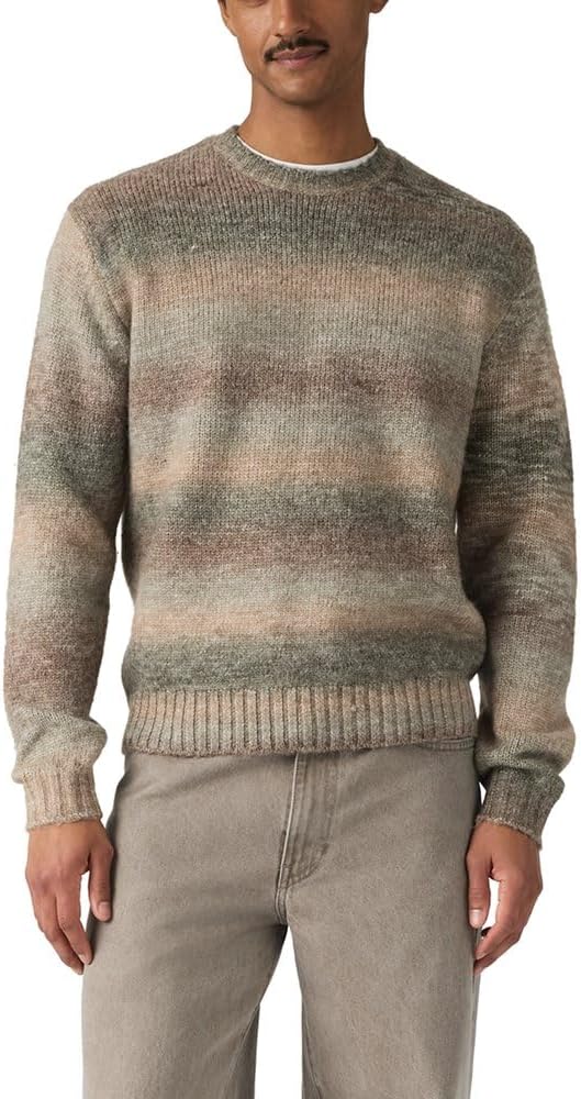 Levi's Laurel Crew Cable Sweater Neps Cappucino