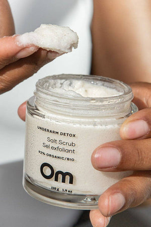 Om Organics Mini Underarm Detox Salt Scrub - Mini 65g