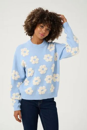 Culture CUCharla Pullover Cashmere Blue