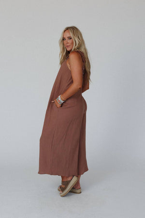 Three Bird Nest Seraphina Jumpsuit Copper