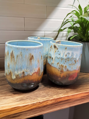 Copper Waterfall Wine Cup