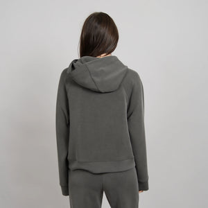 RD Style Pristine Super Soft Modal LS Hoody Dark Ivy