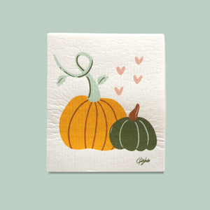 Goldilocks Swedish Dishcloth: Pumpkin