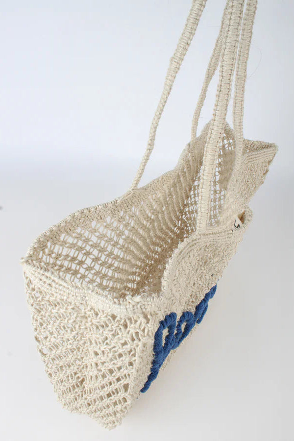 Colab Jute Bonjour Beach Tote
