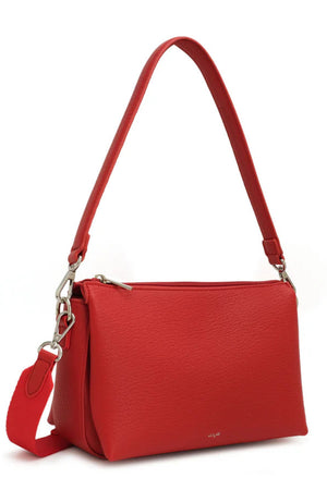 Colab Devery Shoulder Bag Cherry Red