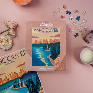 Vancouver Sunset 1000-Piece Puzzle | Designed in BC Canada