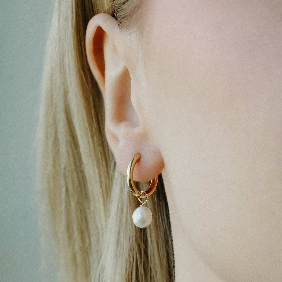 Pearl Hoops