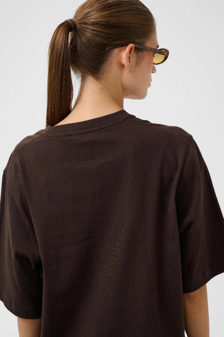 Soaked In Luxury SLJina Basic Tee Ganache
