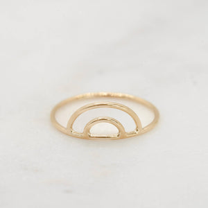 Petite Gold Aurora Ring