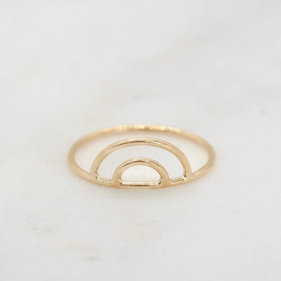 Petite Gold Aurora Ring