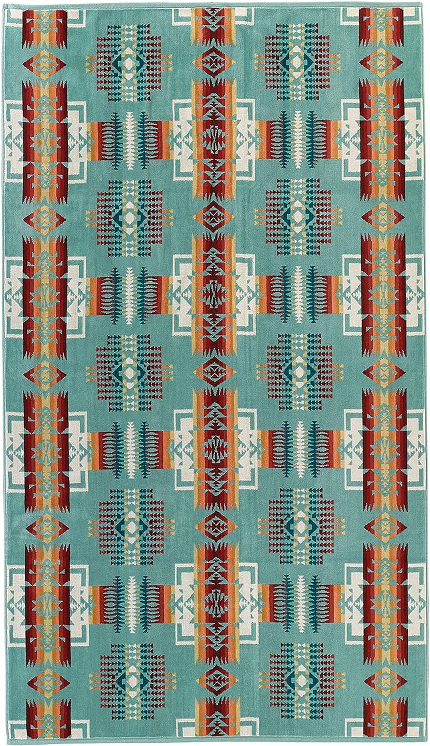 Pendleton Spa Towel Chief Joseph Aqua