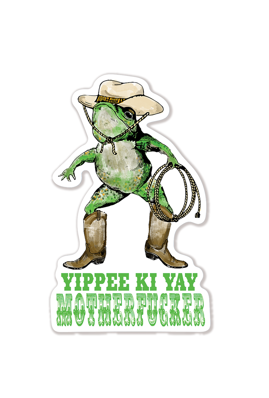 Yippee Ki Yay Sticker