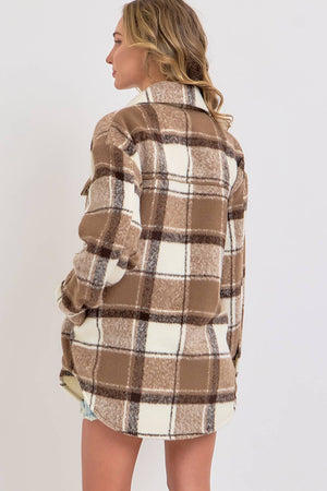 Sweet Lovely Plaid Shacket