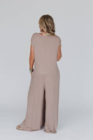 Three Bird Nest Daphne Jumpsuit Mocha