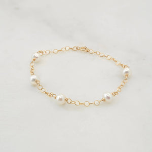 Petite Gold Ocean Bracelet