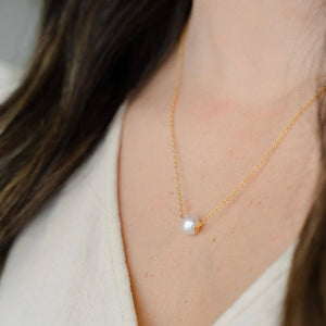 Petite Gold Evelyn Necklace