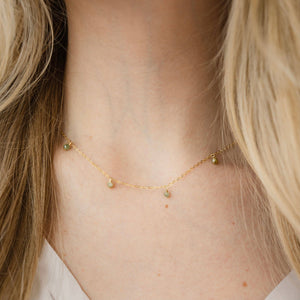 Petite Gold Primrose Necklace