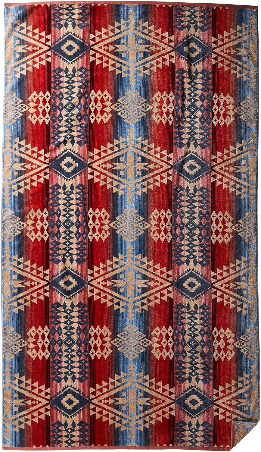 Pendleton Jacquard Spa Towel Canyonlands Desert Sky